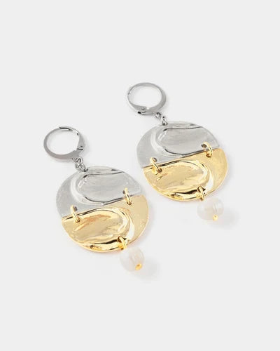 Boucles d'oreilles Ruzée Deux tons