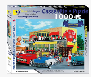 Casse-tête Au temps des Drive Inn - arloca