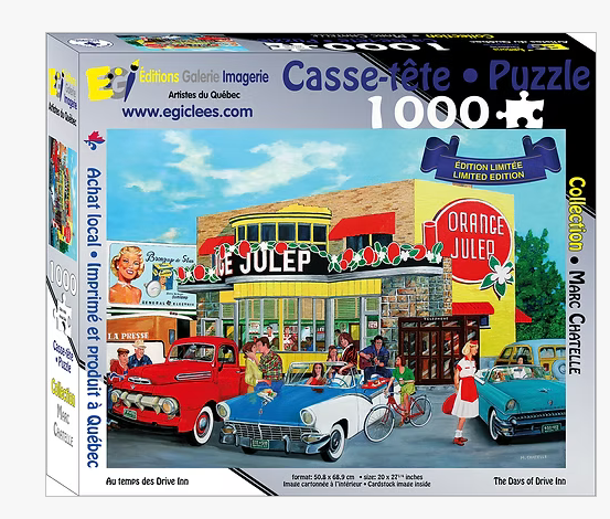 Casse-tête Au temps des Drive Inn - arloca