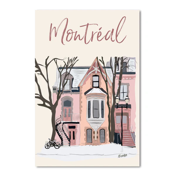 Carte de souhaits Façades de Montréal