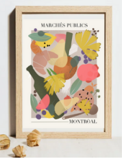 Affiche Marchés Publics Montréal - arloca