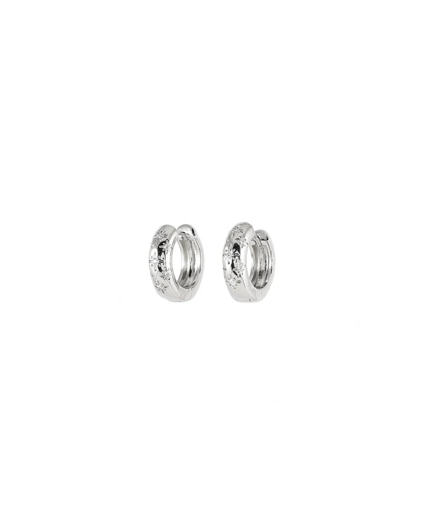 Boucles d'oreilles Starloop argent - arloca