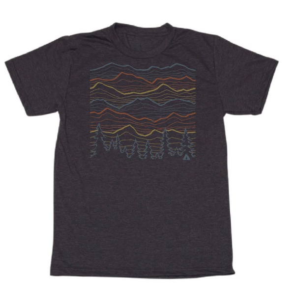 T-shirt Lignes de montagne - arloca
