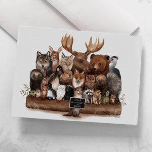 Carte de souhaits La classe de la forêt - arloca