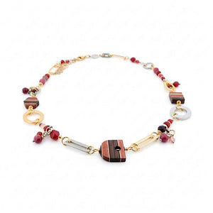 Collier Azulejo rubis - arloca