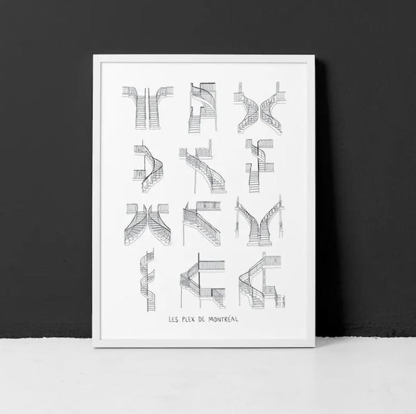 Affiches les Plex de Montréal 18"x24" - arloca