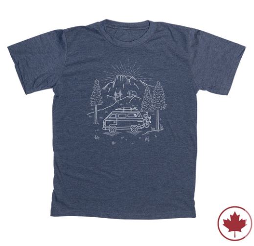 T-shirt Escapade en caravane - arloca