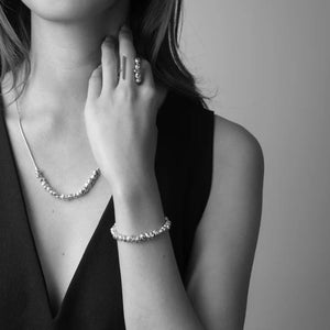 Bracelet à billes en argent - arloca