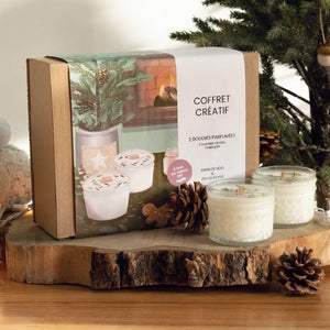 Ensemble de fabrication de bougies hiver - arloca