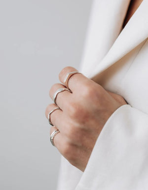 Bague Auster argent - arloca