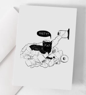 Carte de souhaits Party - arloca