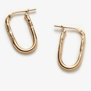 Irma - Boucles d'oreilles minimalistes ovales - arloca