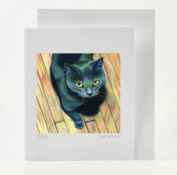 Carte de souhaits Peeper