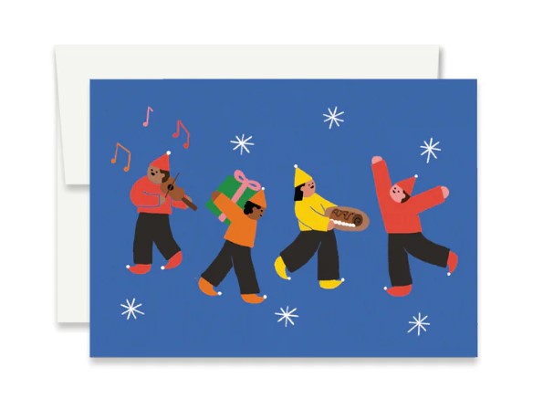 Mini carte de souhaits Folklore
