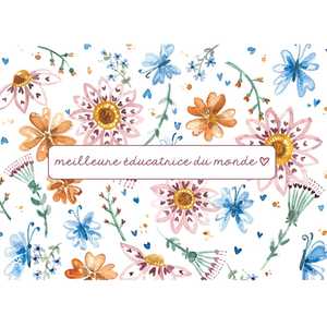 Carte de souhaits Meilleure éducatrice du monde - arloca