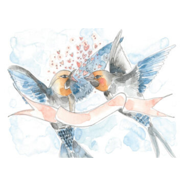 Mini carte de souhaits Roméo - arloca