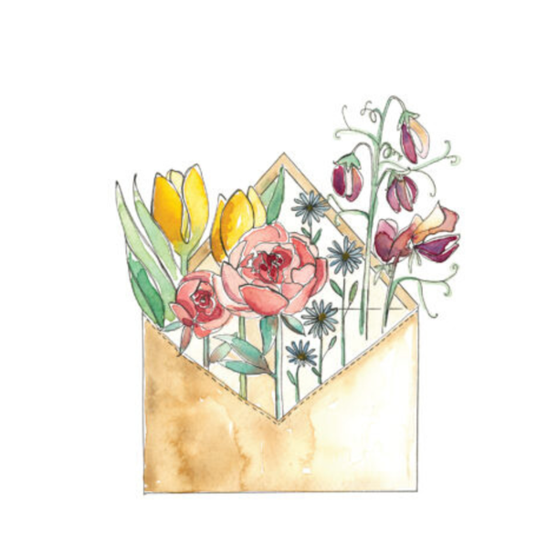 Mini carte de souhaits Alphonsine - arloca