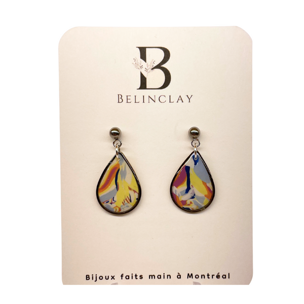 Boucles d'oreilles acier inoxydable - arloca