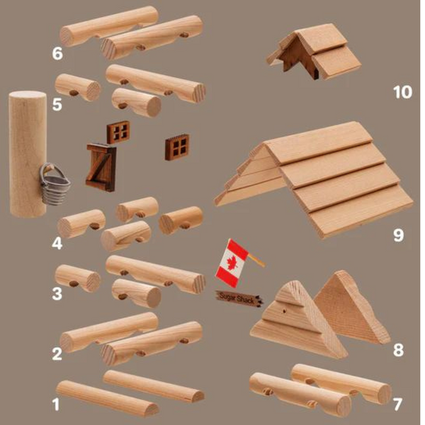 Kit de construction en bois Cabane à sucre