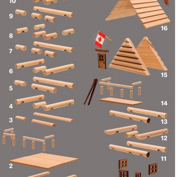 Kit de construction en bois Chalet