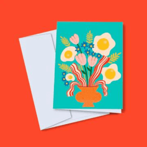 Carte de souhaits Bouquet de brunch - arloca