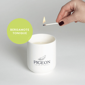 Bougie à la bergamote tonique, Pigeon Atelier