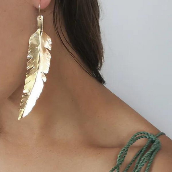 Boucles d'oreilles Plumes - arloca