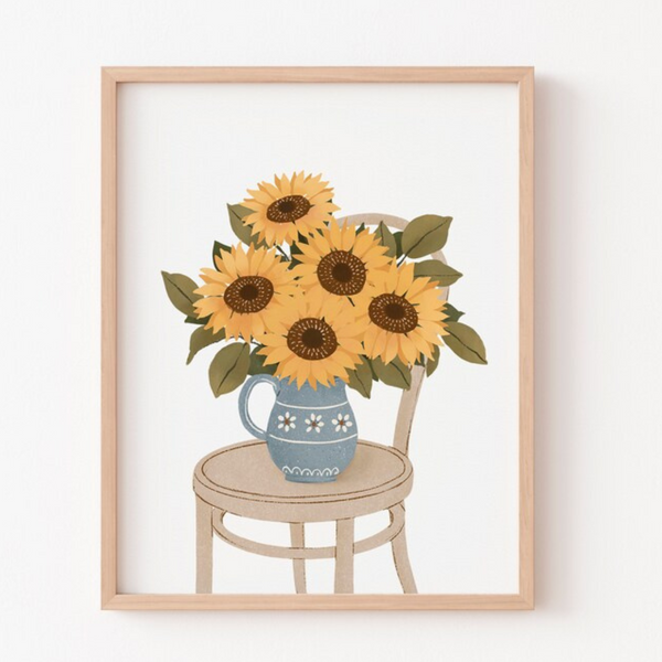 Affiche Tournesols 8"x10"