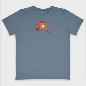 T-shirt Last run gris - arloca