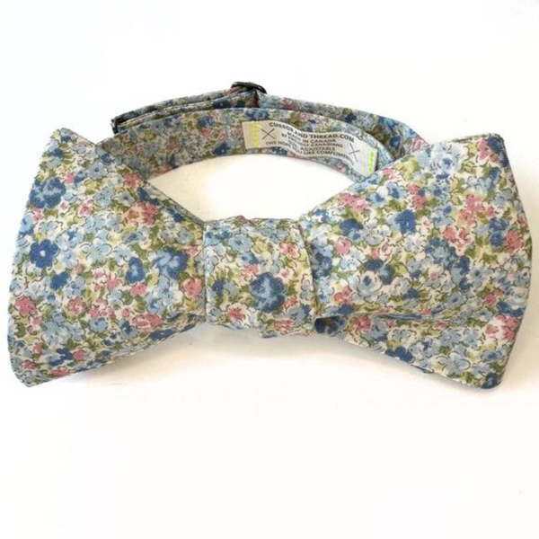 Chatham floral bow tie