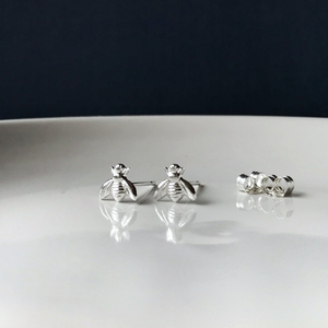 Boucles d'oreilles Abeilles argent - arloca