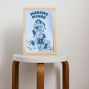 Affiche Madame Minou.