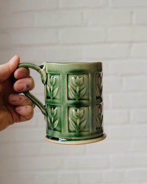 Grande tasse en céramique Florale - arloca