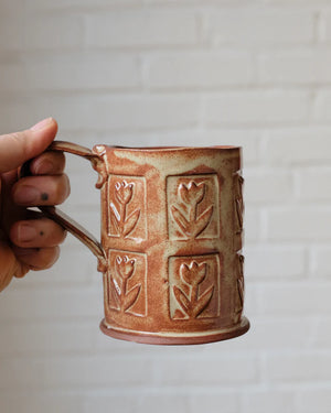 Grande tasse en céramique Florale - arloca