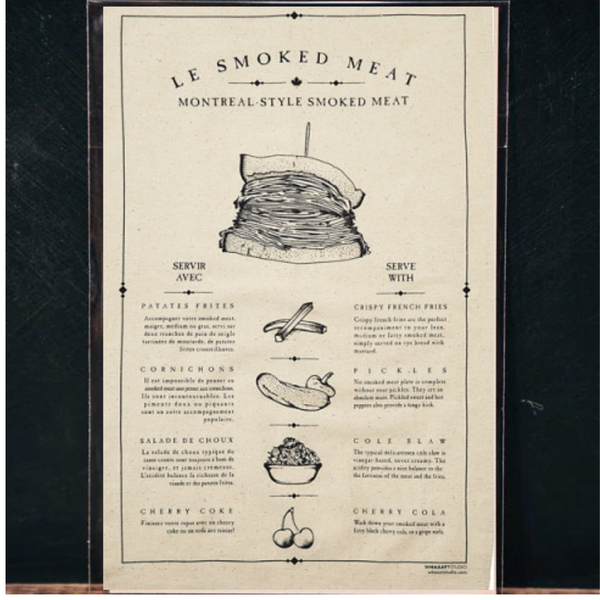 Carte postale Smoked meat