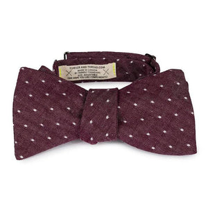 Noeud papillon Henri merlot - arloca