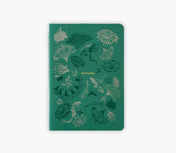 Carnet de note cousu Botanica