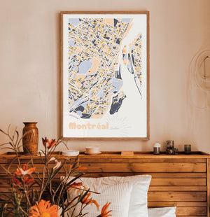 Affiche Ile de Montréal - arloca