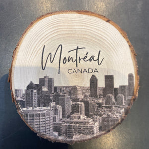Aimants bois Montréal - arloca