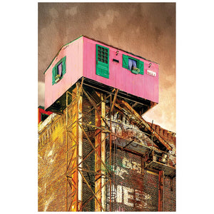 Affiche La petite maison rose - arloca
