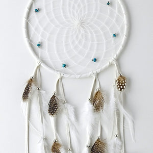 Capteur de rêves 6" vision blanc - arloca