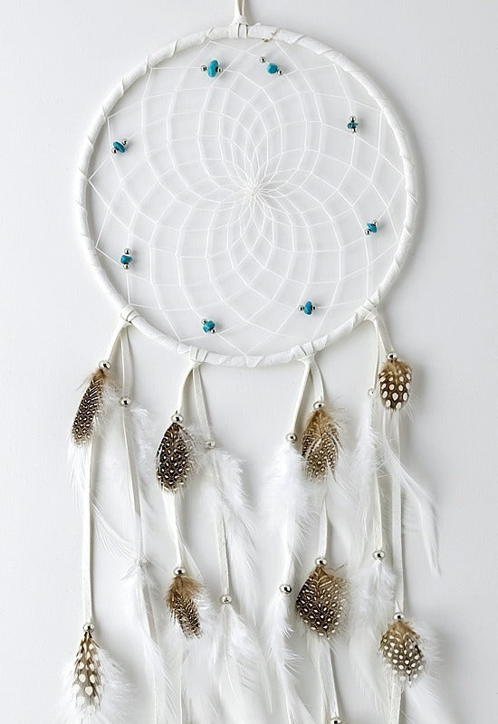 Capteur de rêves 6" vision blanc - arloca