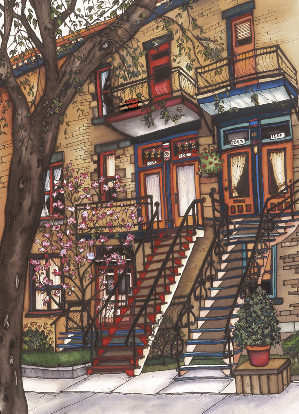 Aimants décoratifs de sites emblématiques de Montréal