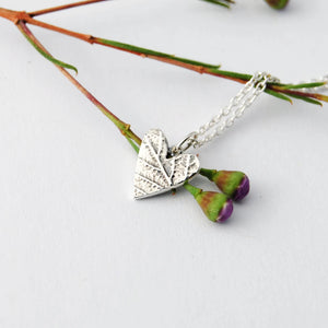 Petit collier Coeur en argent - arloca