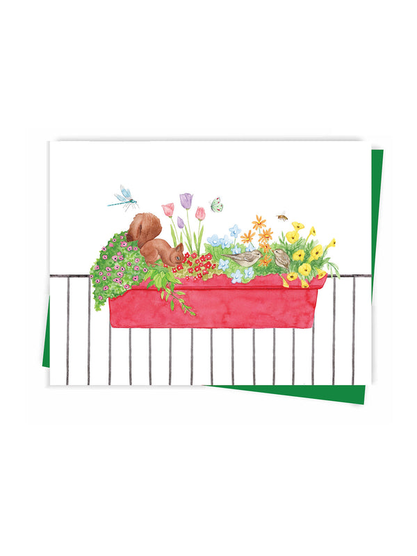 Carte de souhaits Le balcon - arloca