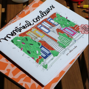 Livre à colorier Montréal en couleurs - arloca