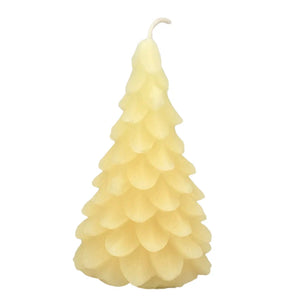 Bougie en cire d'abeille Sapin perle.