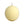 Fluted sphere beeswax candle