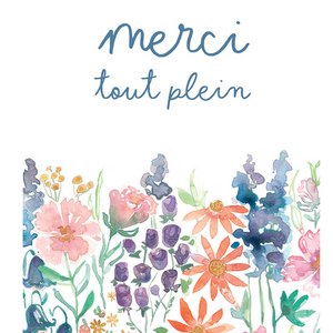 Carte de souhaits Merci tout plein - arloca