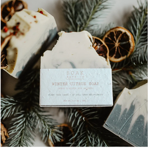 Barre de savon d'hiver aux agrumes - arloca